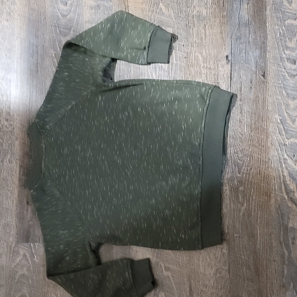 NWOT zip up sweater green with white accents by Castro size 8 to 10 front pocket - Picture 16 of 16